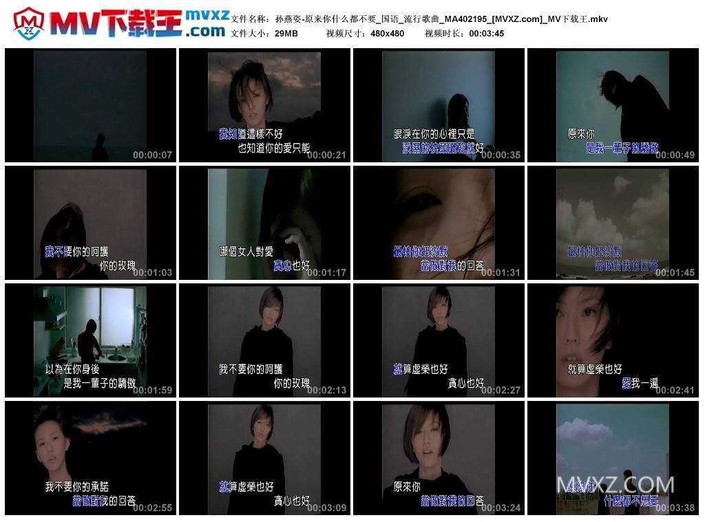 孙燕姿-原来你什么都不要_国语_流行歌曲_MA402195